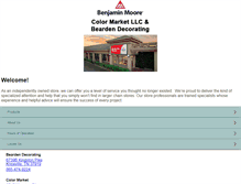 Tablet Screenshot of benjaminmooreknoxville.com